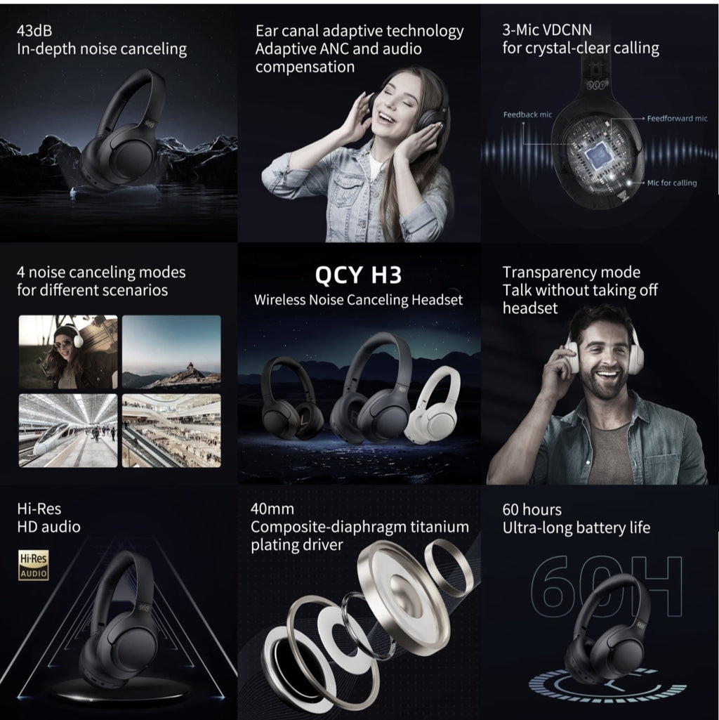 QCY H3 Headphones